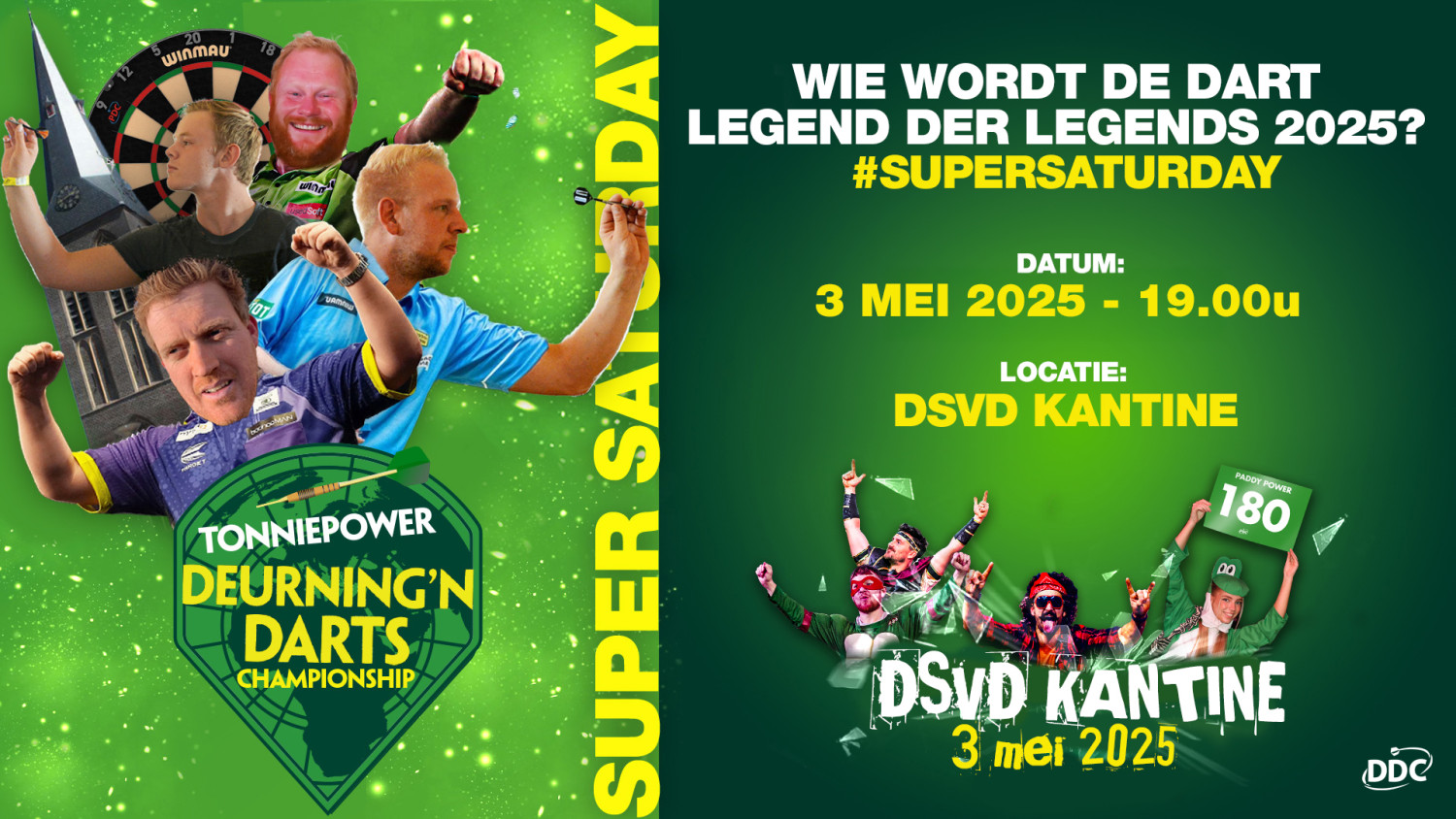 Live-loting 19.00u – Deurning’n Darts Championship (special guest)