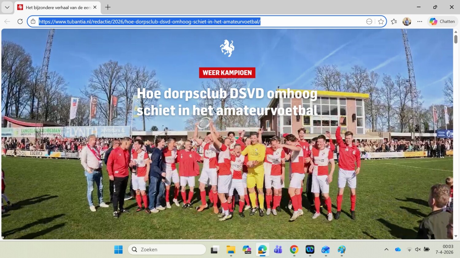 DSVD op RTV Oost en TCTubantia
