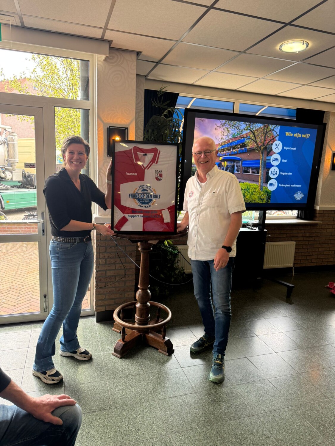 Geslaagd sponsorbezoek D.S.V.D.