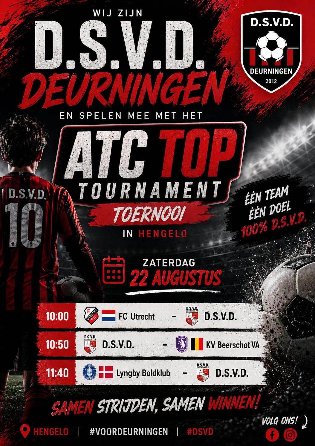 Zaterdag 22 augustus toernooi Jo 12/13